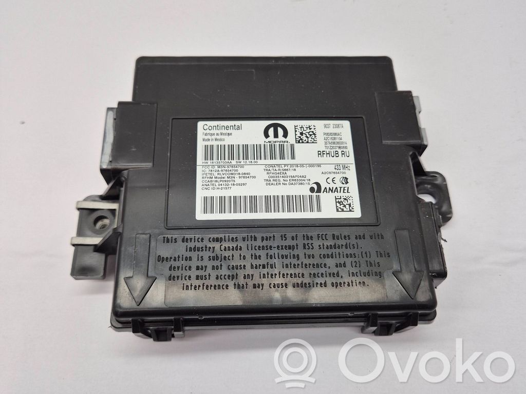 Chrysler Pacifica Central body control module 