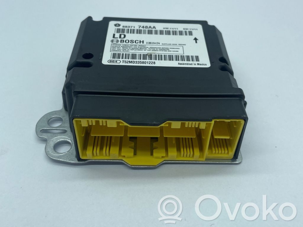 Airbag control unit/module   68371748AA,68371748,T52MD335801228