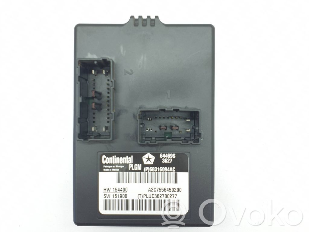 Chrysler Pacifica Tailgate/trunk control unit/module 
