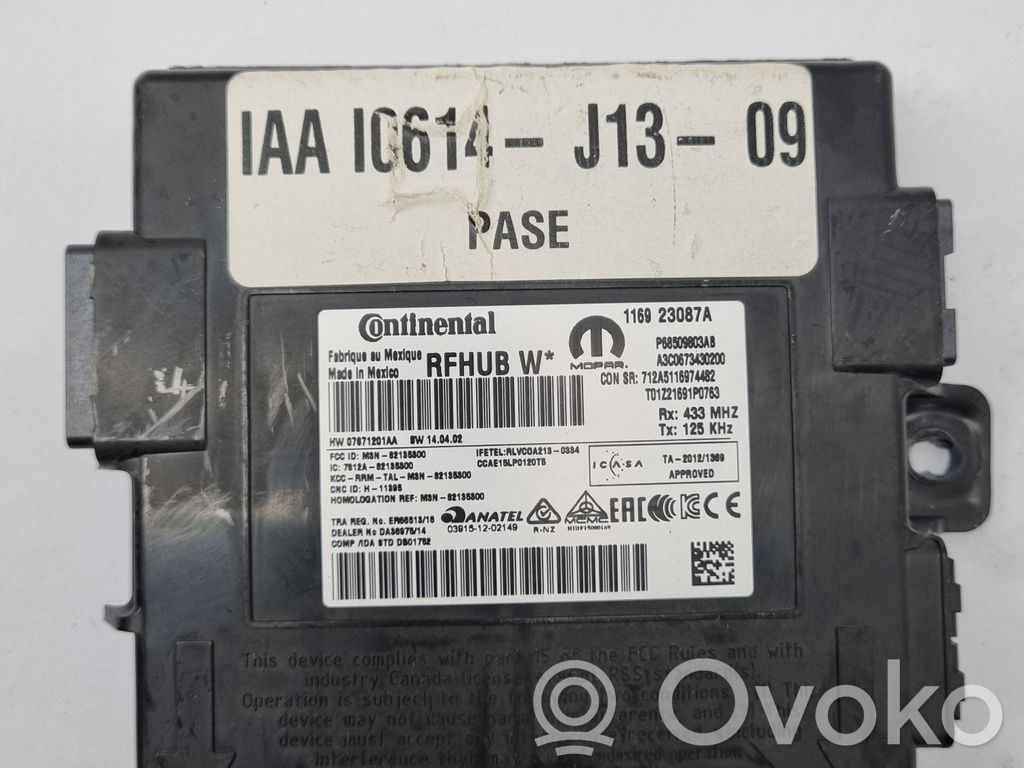 Autres unités de commande / modules   P68509803AB,68509803AB,68509803,116923087A,712A5116974482