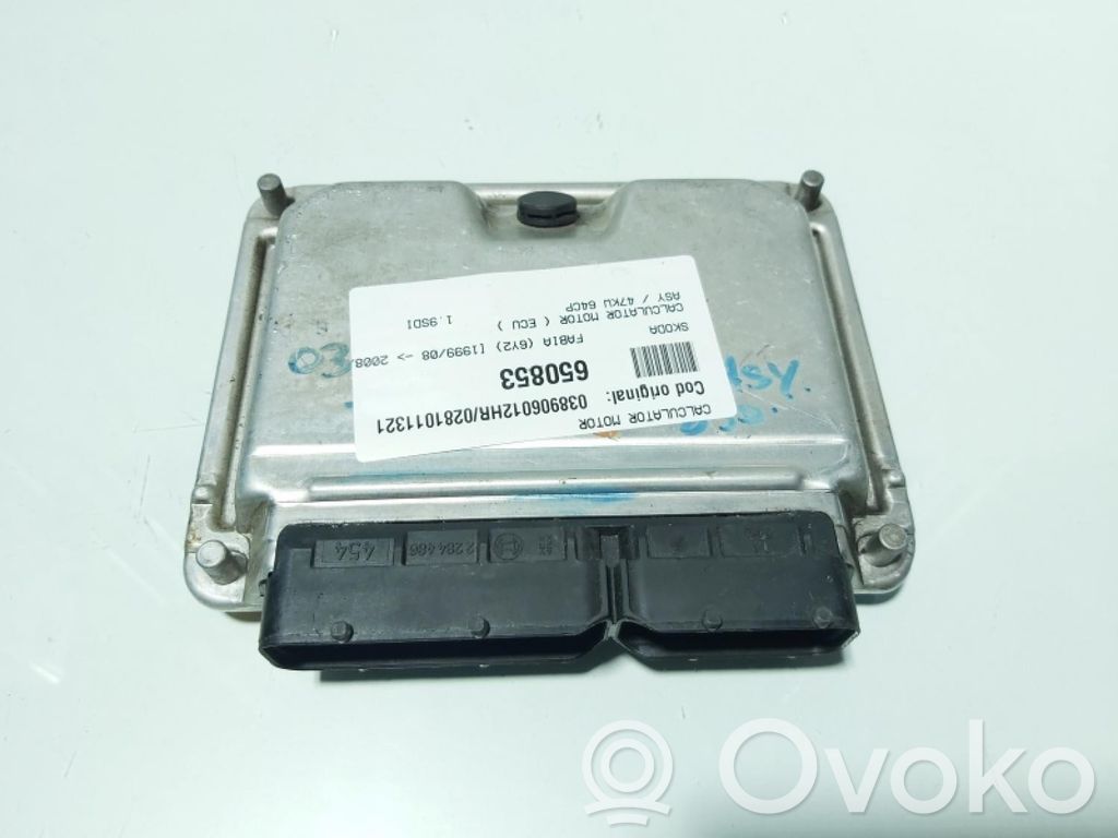 Skoda Fabia Mk1 (6Y) Unité de commande, module ECU de moteur