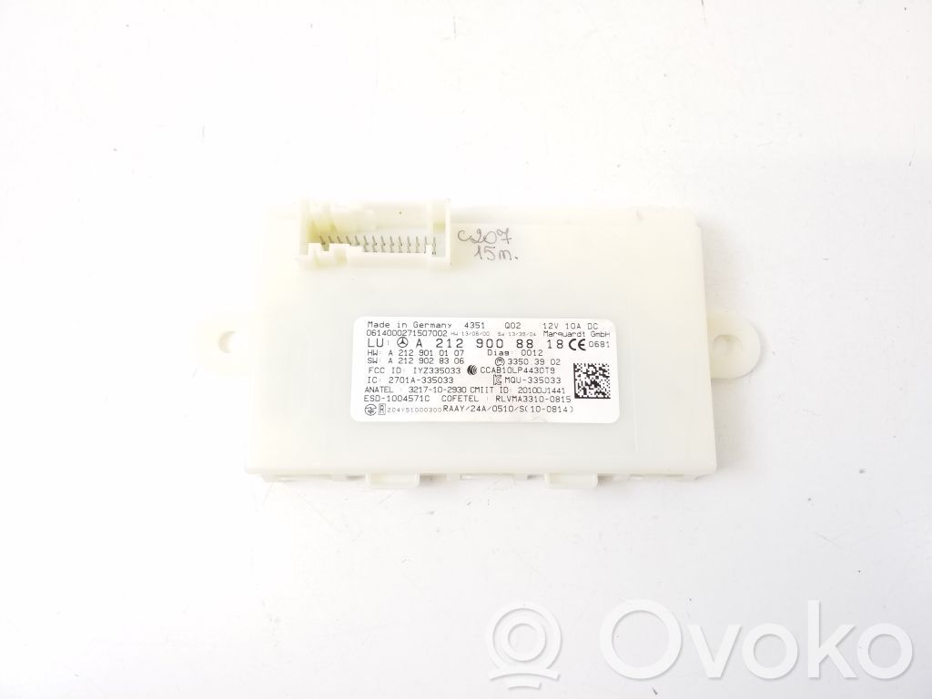 Mercedes-Benz E C207 W207 Autres unités de commande / modules 