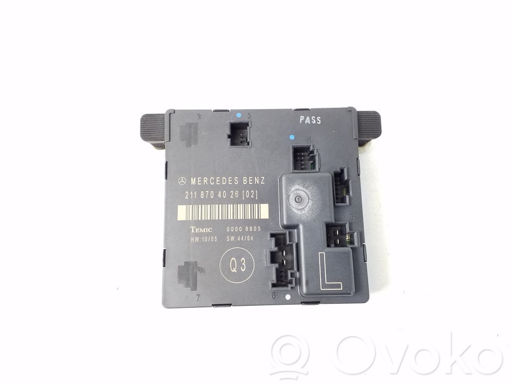Mercedes-Benz E W211 Door control unit/module 