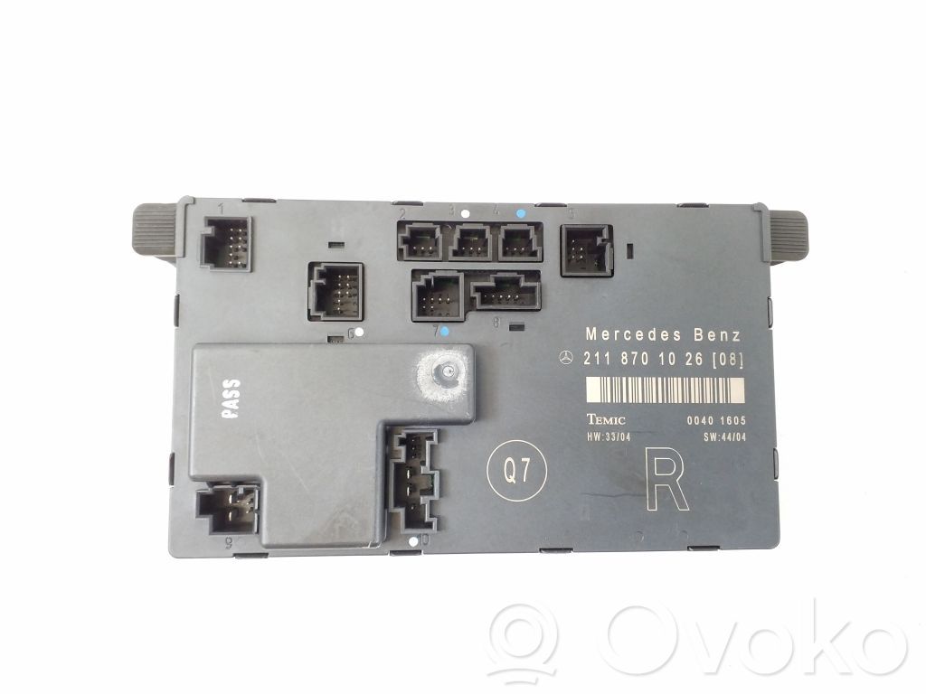 Mercedes-Benz E W211 Door control unit/module 