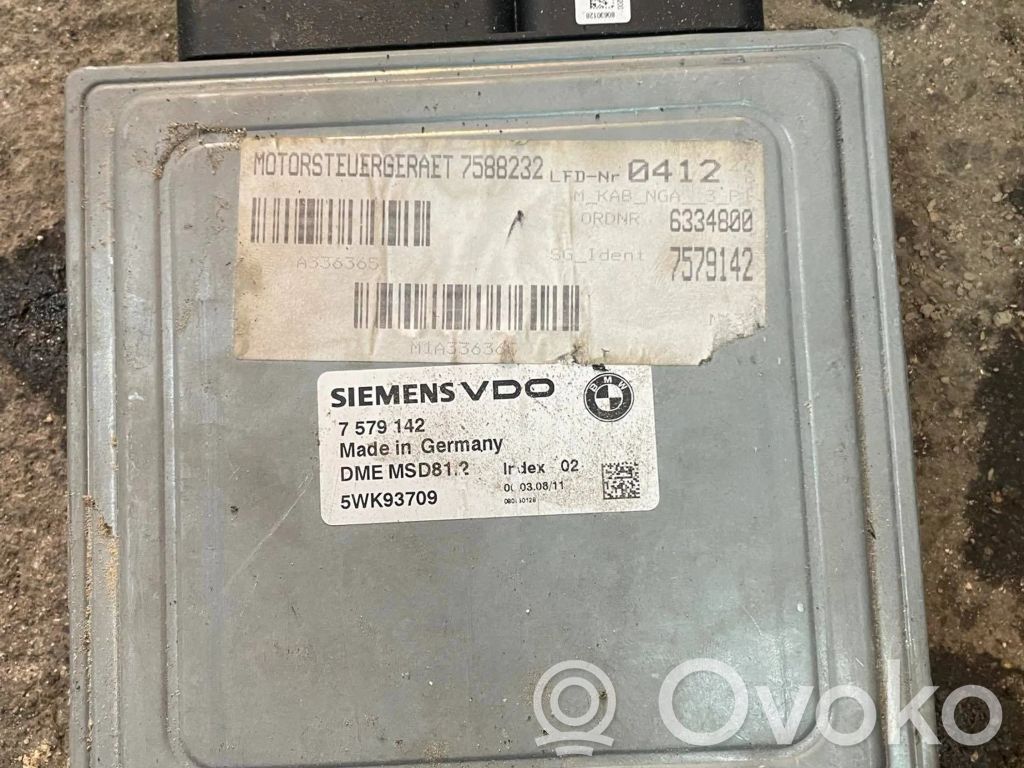 BMW 3 E90 E91 Engine control unit/module 