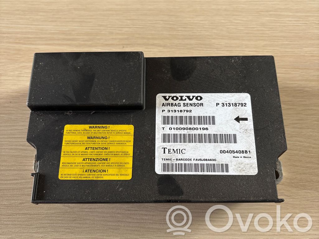 Volvo XC60 Airbag control unit/module 