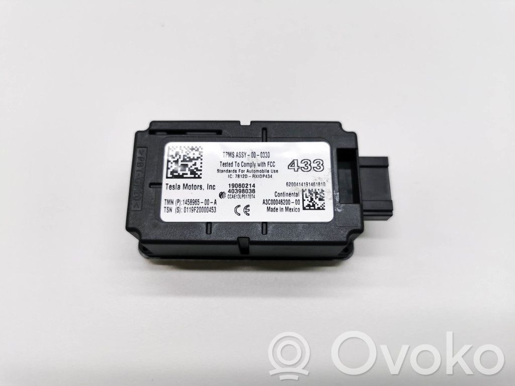 Tesla Model 3 Tire pressure control unit 