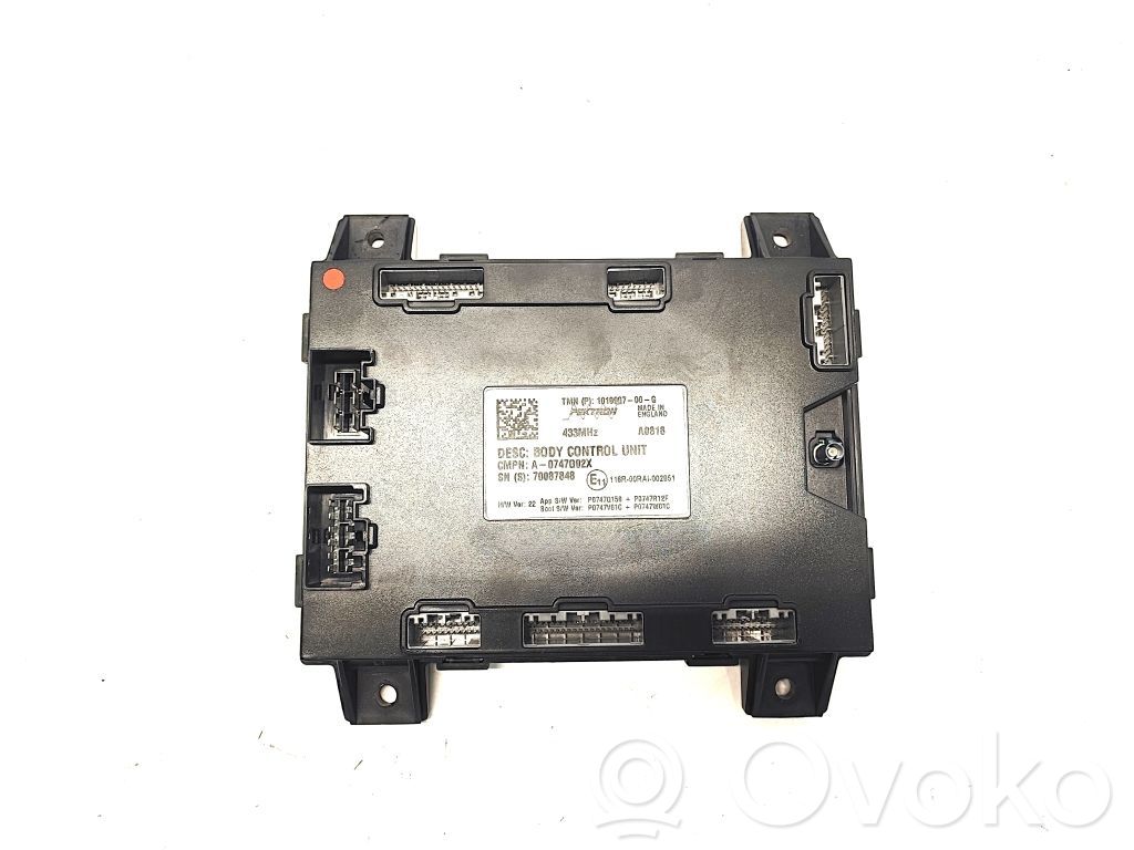 Module confort   101090700G
