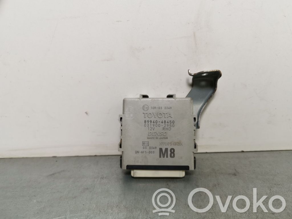 Lexus RX 450H Other control units/modules 