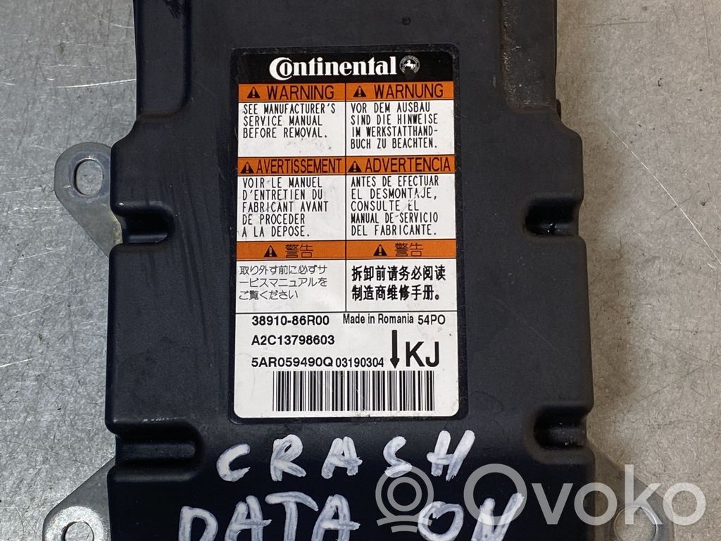 Module de contrôle airbag   3891086R00