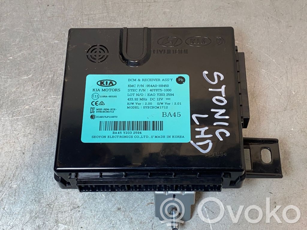 KIA Stonic Other control units/modules 