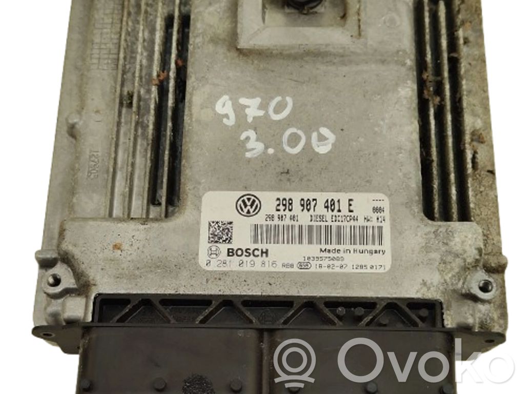 Engine control unit/module ECU   298907401E,281019816