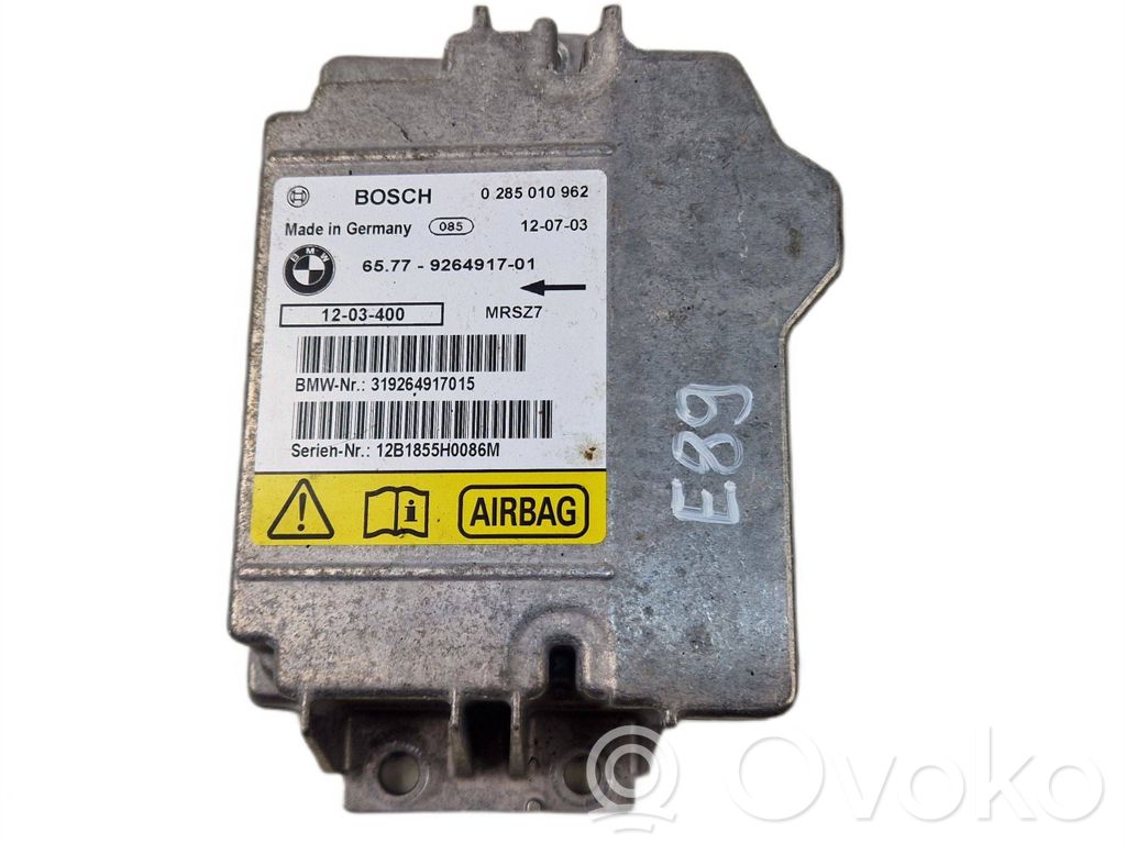 BMW Z4 E89 Airbag control unit/module 