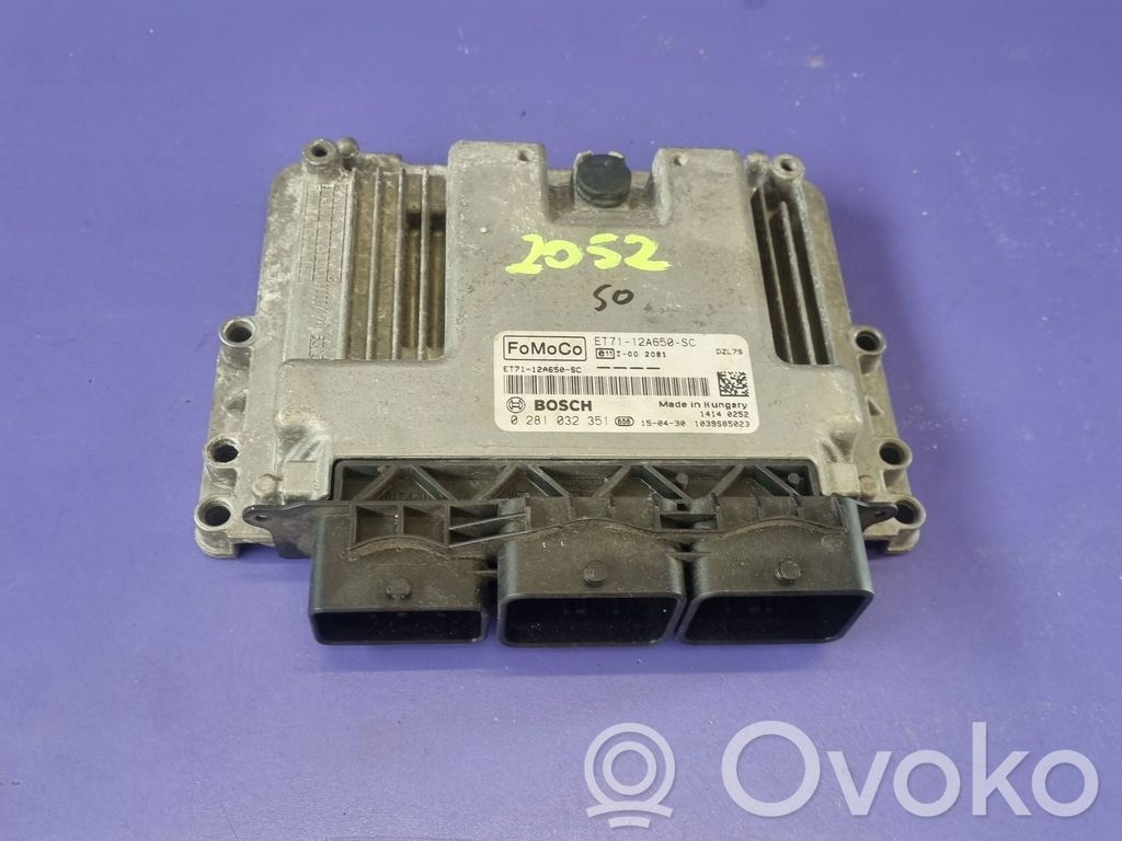 Unidad de control/módulo del motor   12A650,0281032351