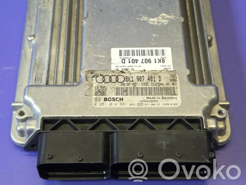 Engine control unit/module   0281014881,8K1907401D,41505816