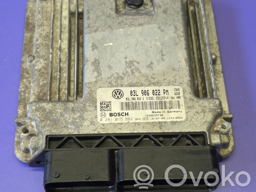 Volkswagen Golf VI Engine control unit/module 