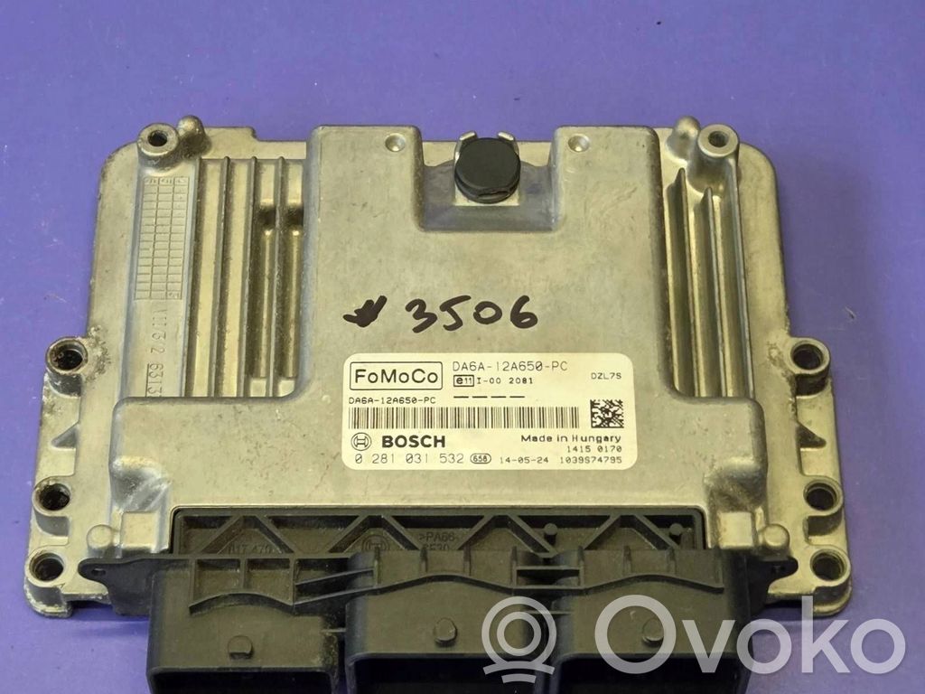 Komputer / Sterownik ECU silnika   0281031532,DA6A12A650PC