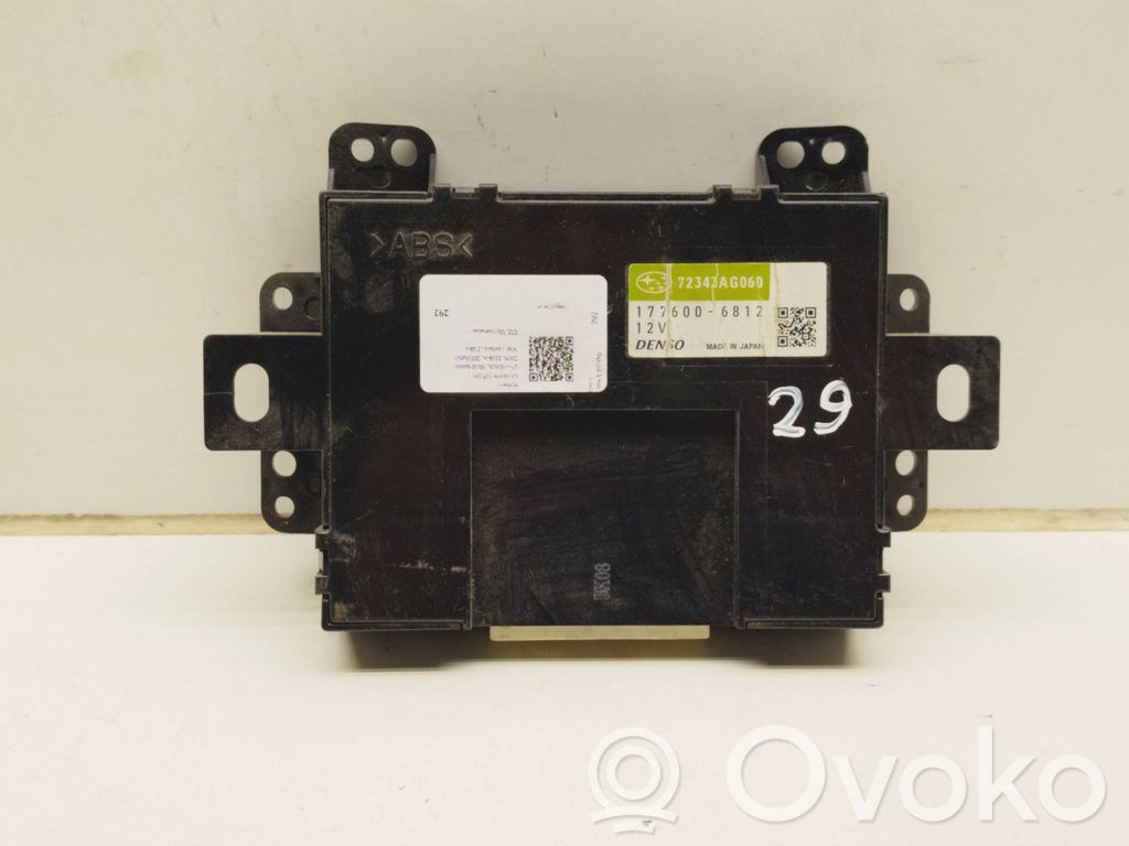 Subaru Outback Air conditioning/heating control unit 