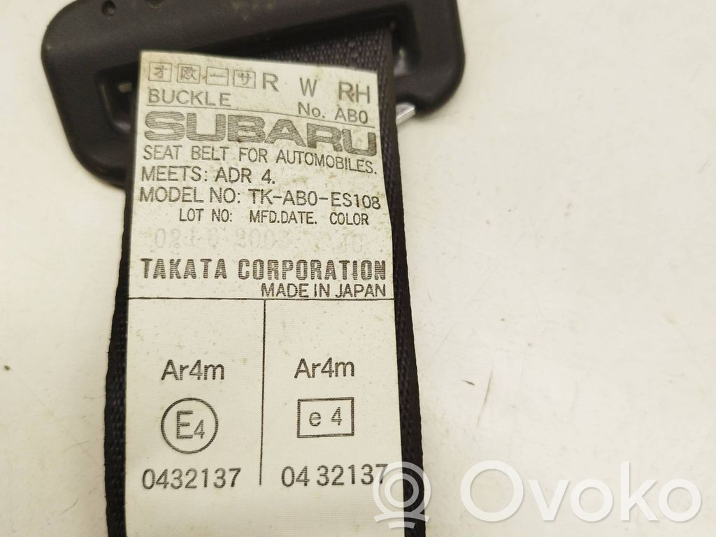 Subaru Legacy Saugos diržas galinis 
