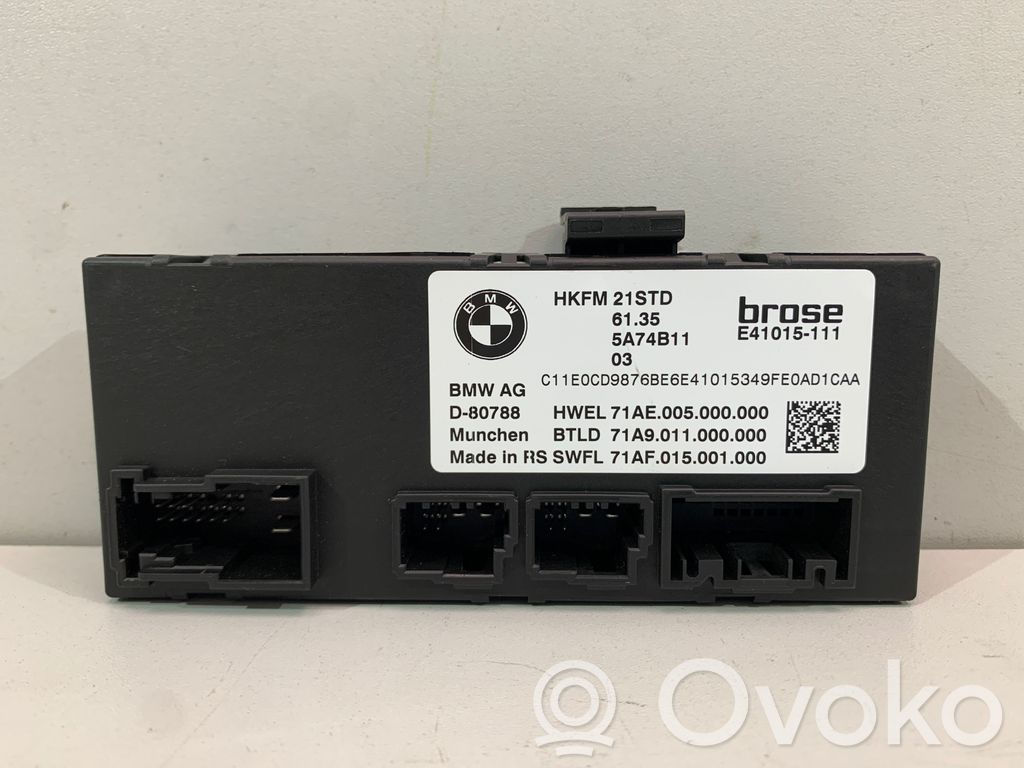 BMW 2 Active Tourer U06 Tailgate/trunk control unit/module 