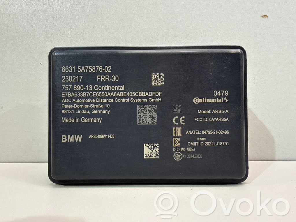 BMW 5 G60 G61 Distronic sensor radar 