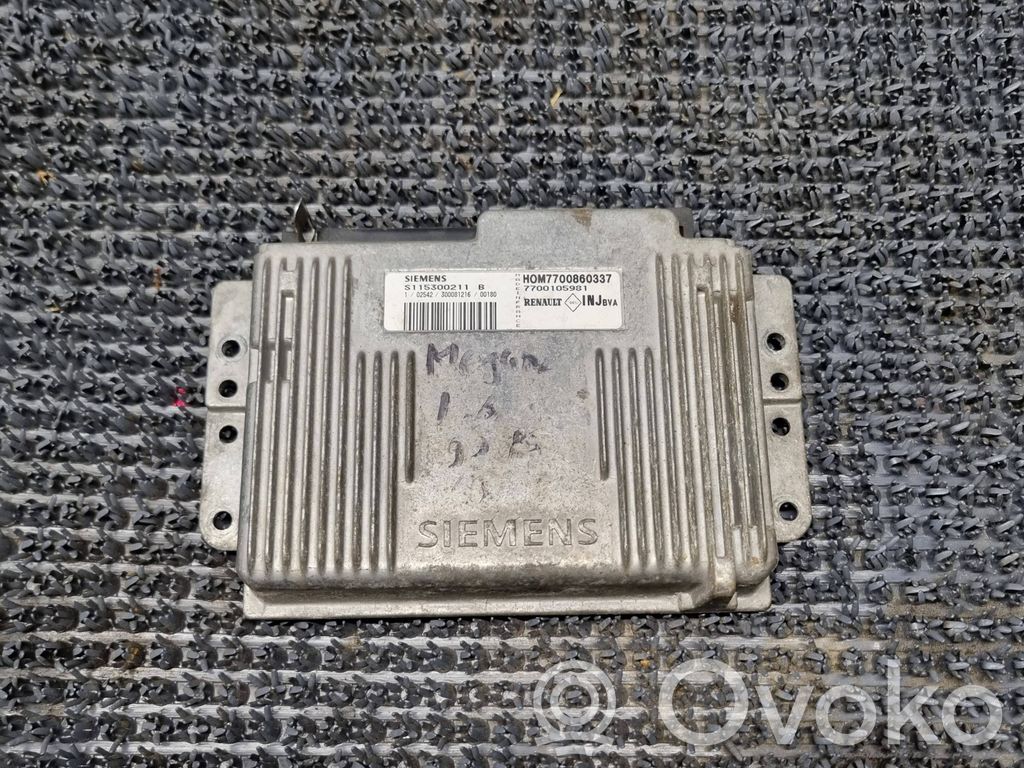 Renault Megane I Engine control unit/module 