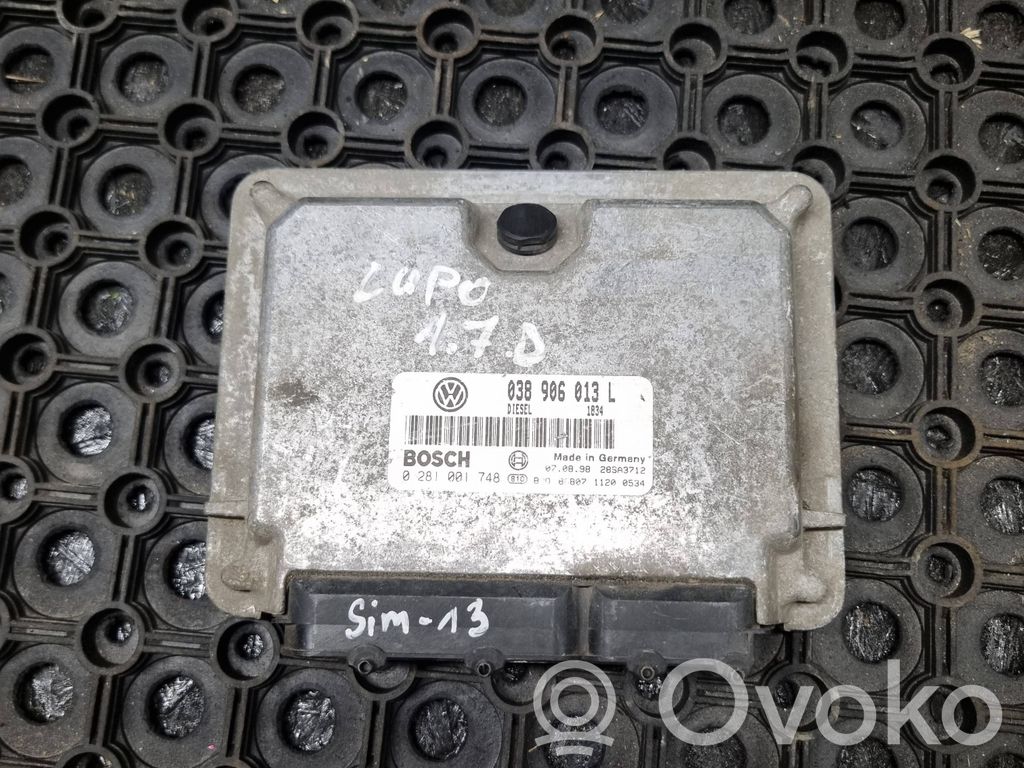 Volkswagen Lupo Engine control unit/module 