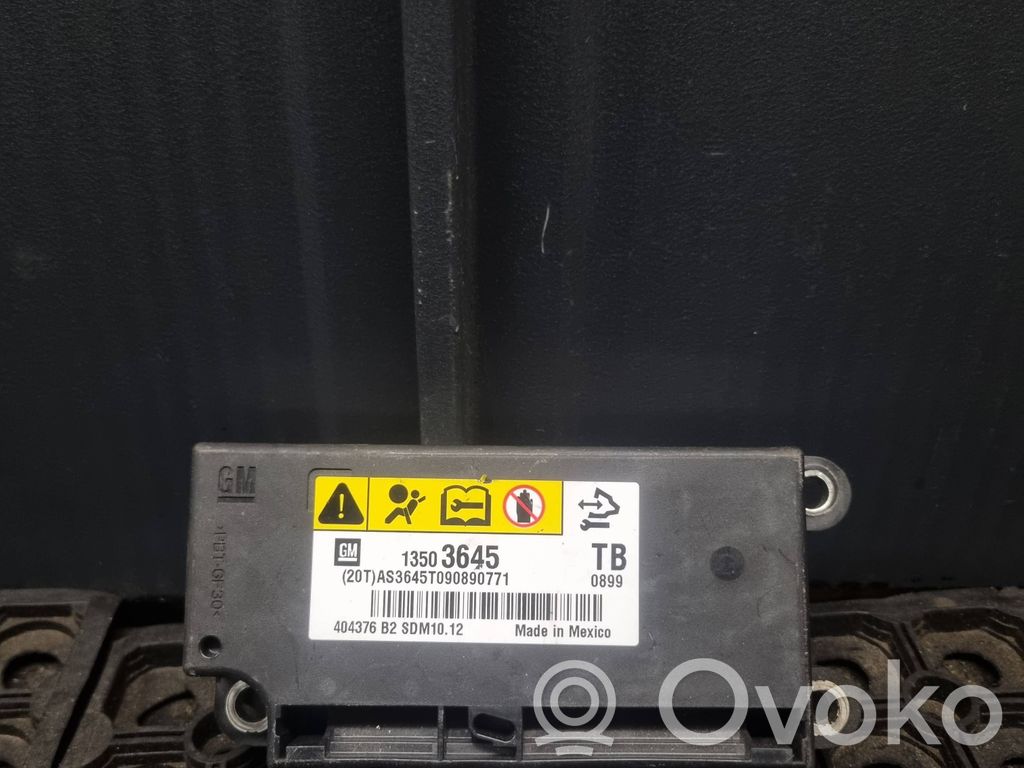 Opel Insignia A Airbag control unit/module 