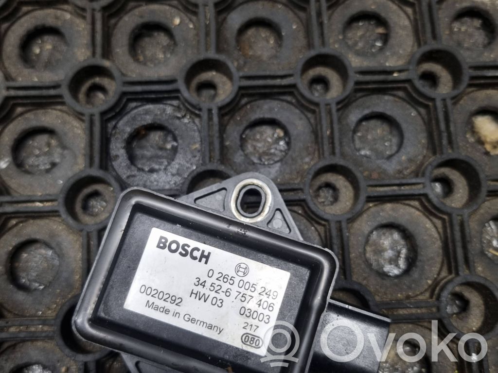 BMW 7 E65 E66 ESP acceleration yaw rate sensor 