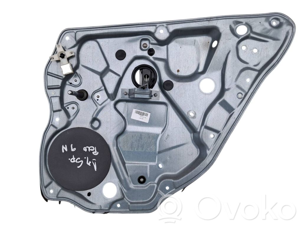Volkswagen Polo IV 9N3 Mechaninis galinio lango pakėlimo mechanizmas 