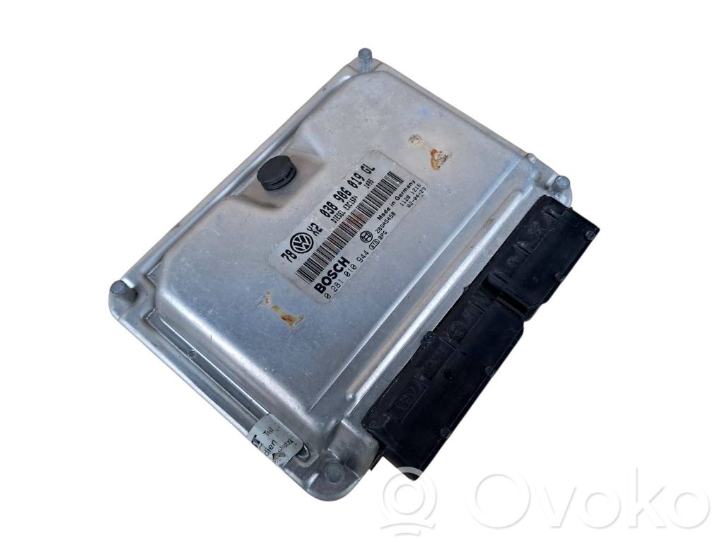 Engine control unit/module ECU   038906019GL,28SA5458,0281010944