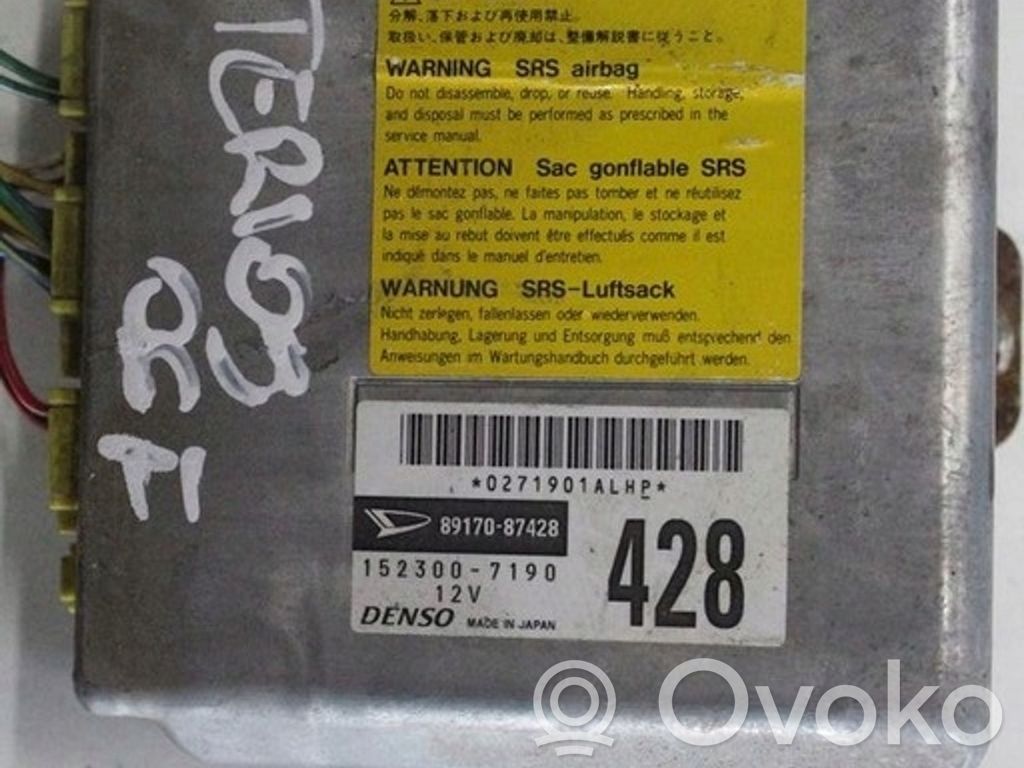 Toyota Corolla Verso AR10 Airbag control unit/module 