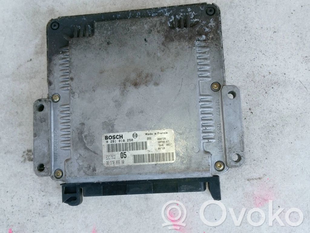 Peugeot 206 Engine control unit/module 
