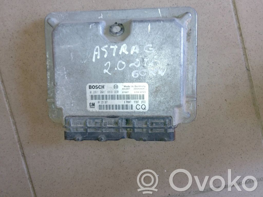 Opel Astra G Engine control unit/module 