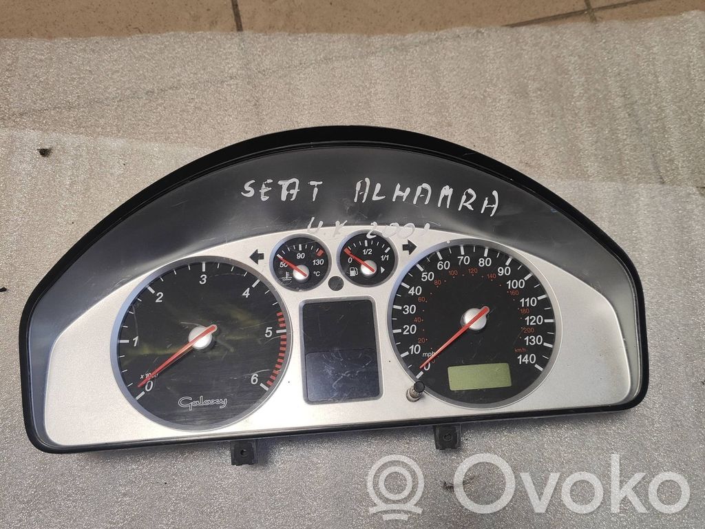 Seat Alhambra (Mk1) Speedometer (instrument cluster) 
