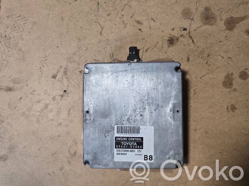 Toyota Corolla Verso E121 Engine control unit/module 