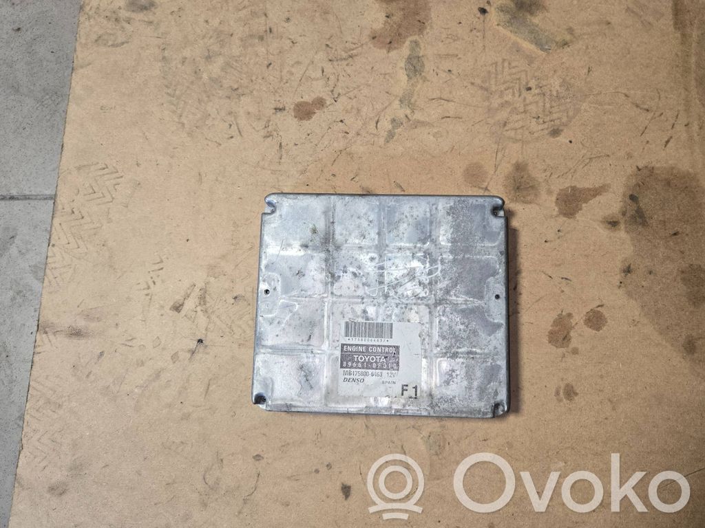 Toyota Corolla Verso E121 Engine control unit/module 