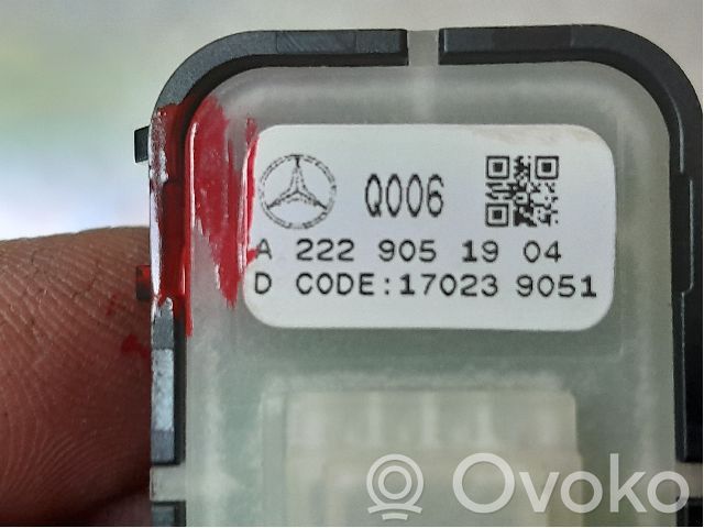 Mercedes-Benz E W213 Interrupteur commade lève-vitre 