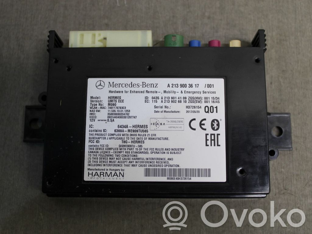 Mercedes-Benz E W213 Muut ohjainlaitteet/moduulit