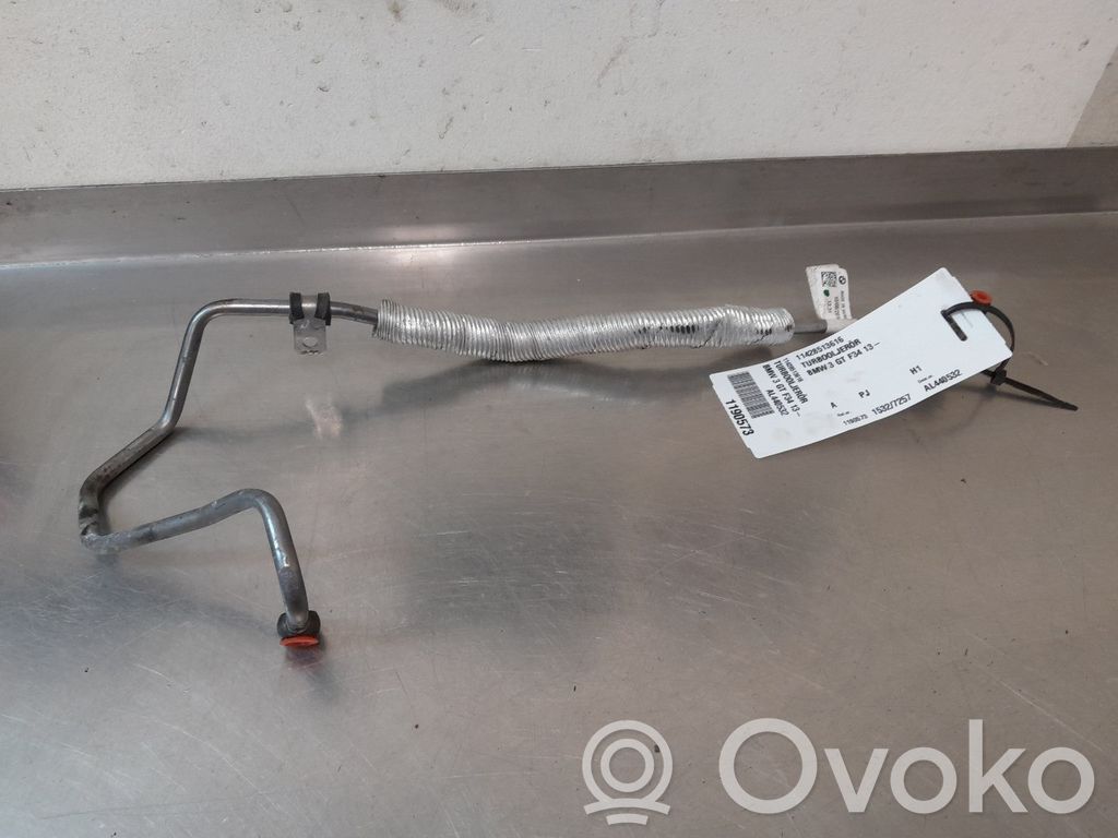 BMW 3 GT F34 Turbo turbocharger oiling pipe/hose 