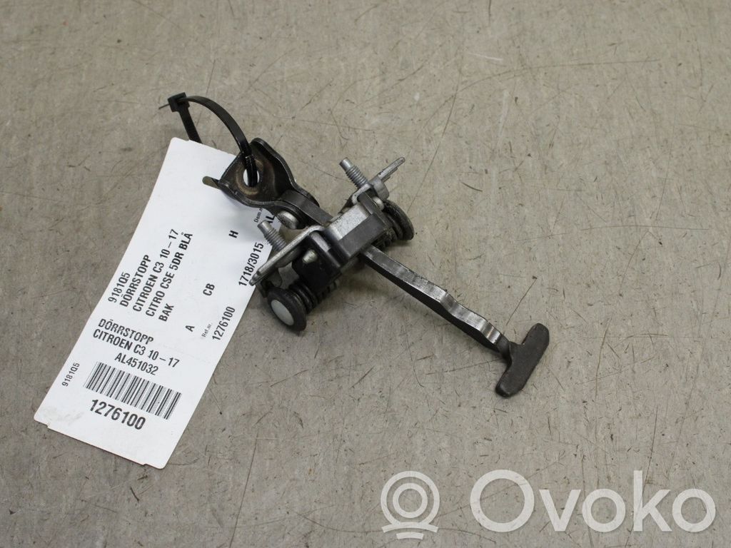 Citroen C3 Rear door check strap stopper 