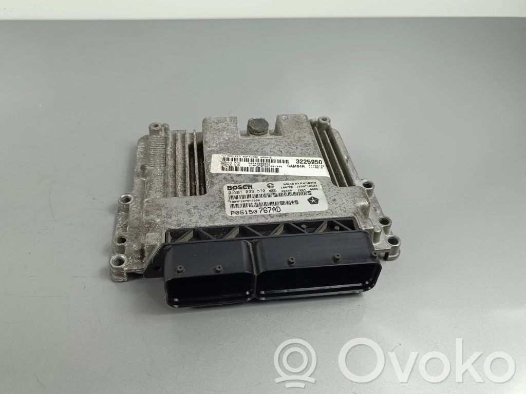 Engine control unit/module   P68422856AD,P05150767AD,0281033570