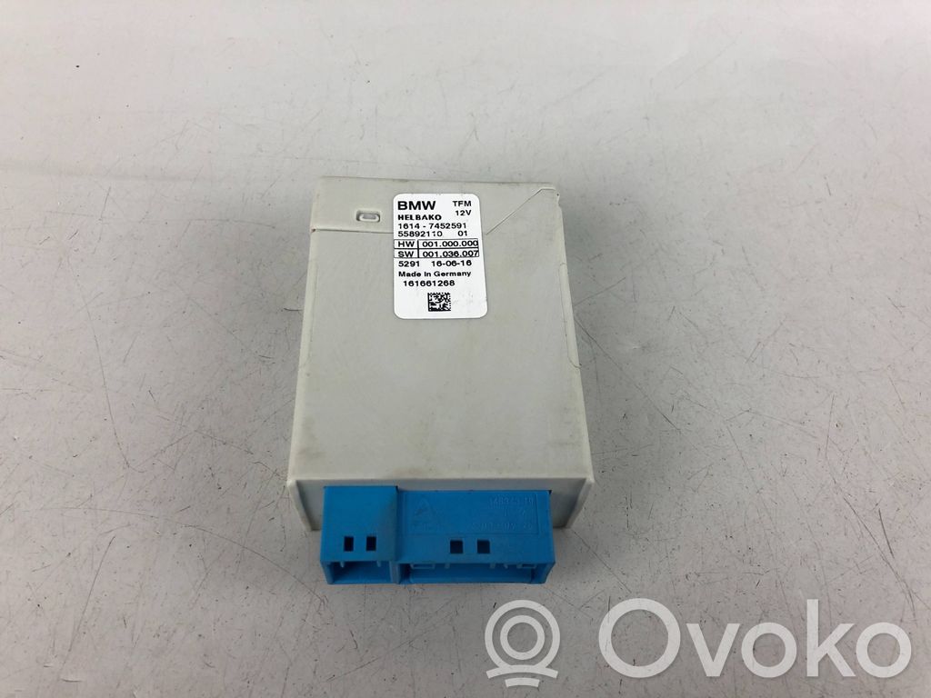 BMW 3 F30 F35 F31 Fuel injection pump control unit/module 