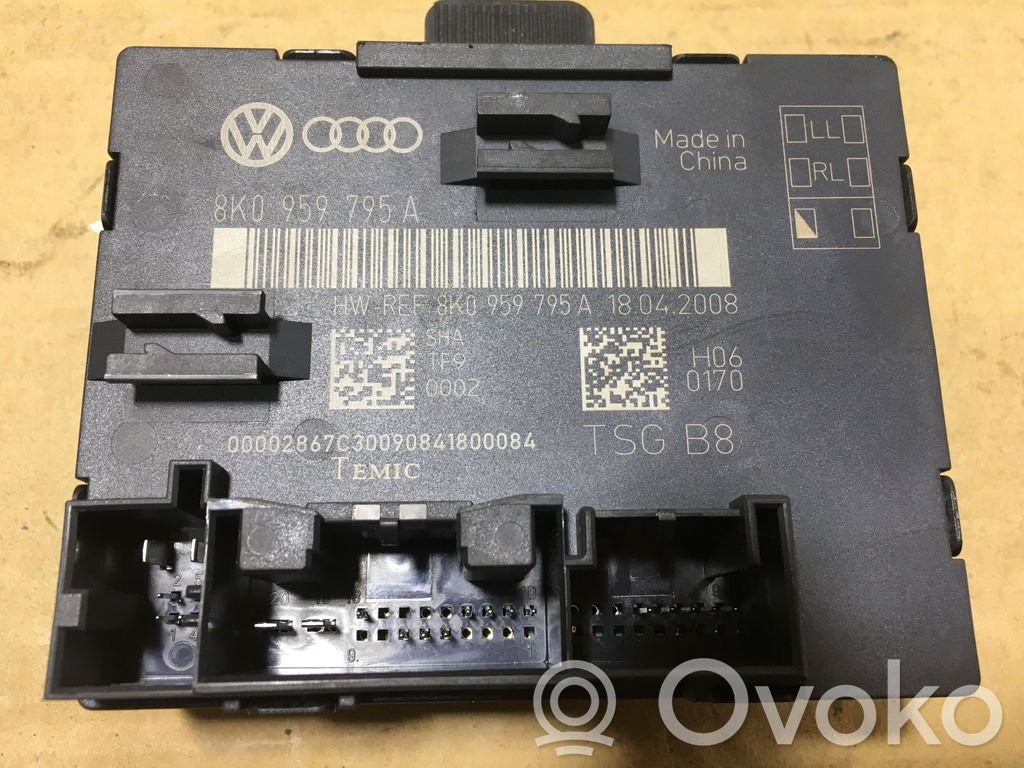 Unité de commande module de porte   8K0959795A
