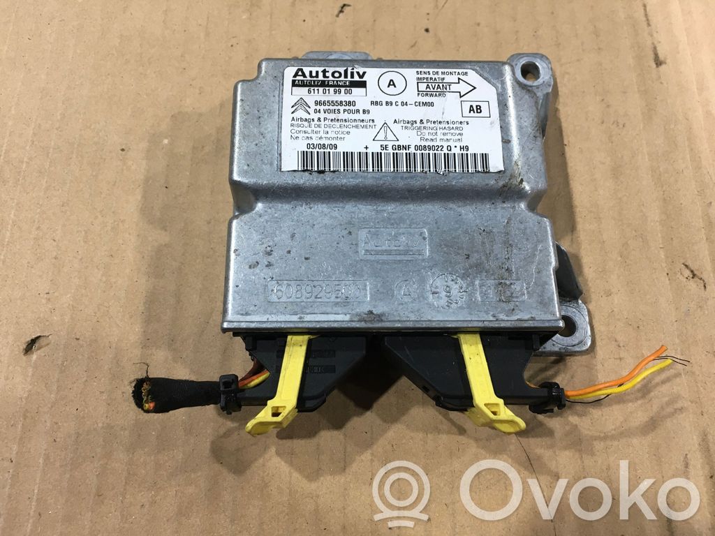 Citroen Berlingo Airbag control unit/module 