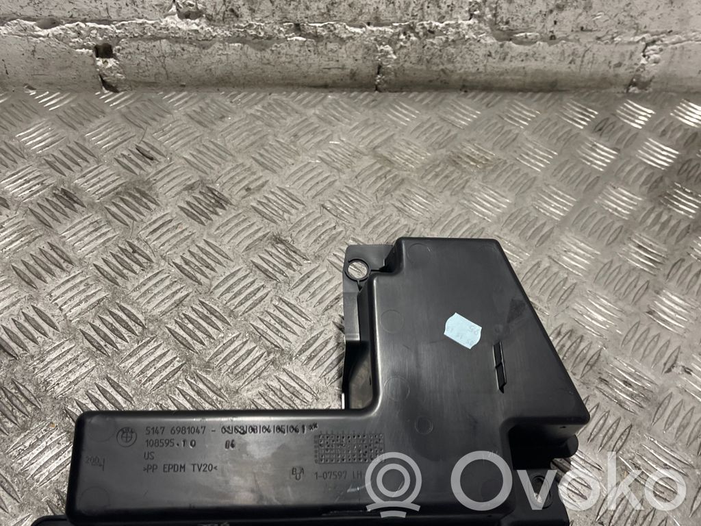 BMW X6 E71 Mantu nodalījums stumbrs 