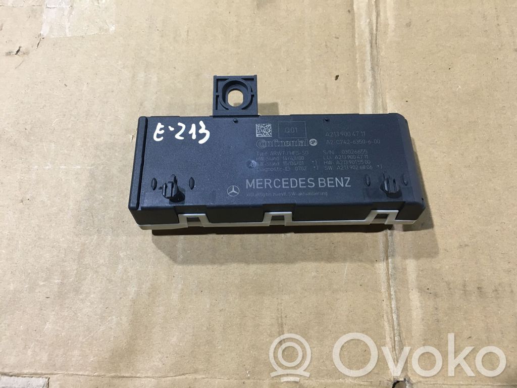 Mercedes-Benz E W213 Unité de commande / module de hayon 