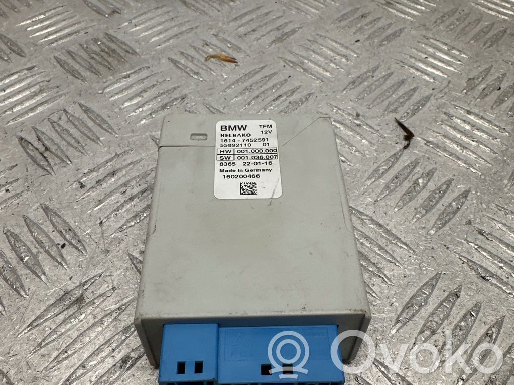 BMW 3 F30 F35 F31 Fuel injection pump control unit/module 