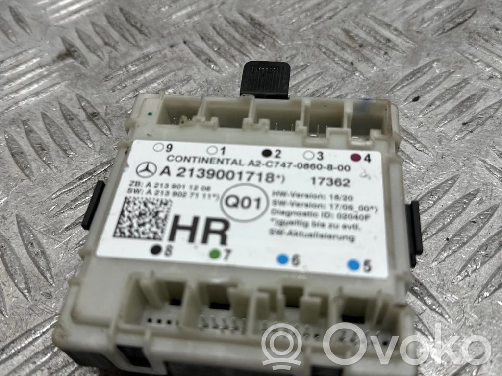 Mercedes-Benz E AMG W213 Door control unit/module 