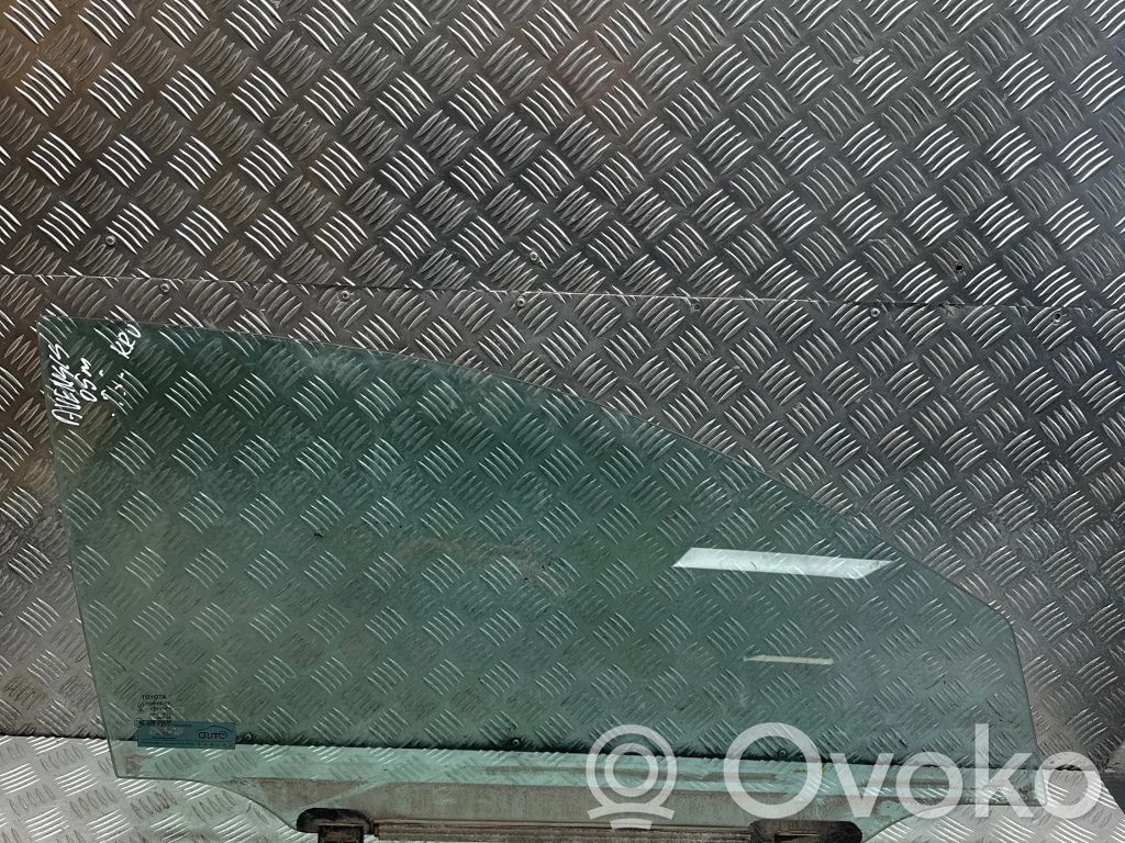 Toyota Avensis T250 Front door window glass four-door 